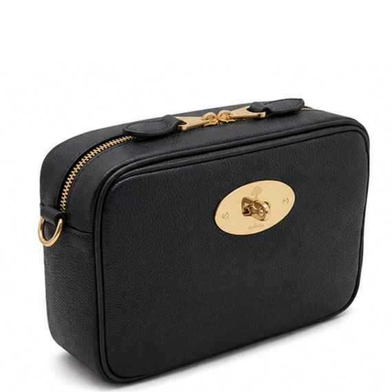 Mulberry Darley Camera Black Small Classic Grain